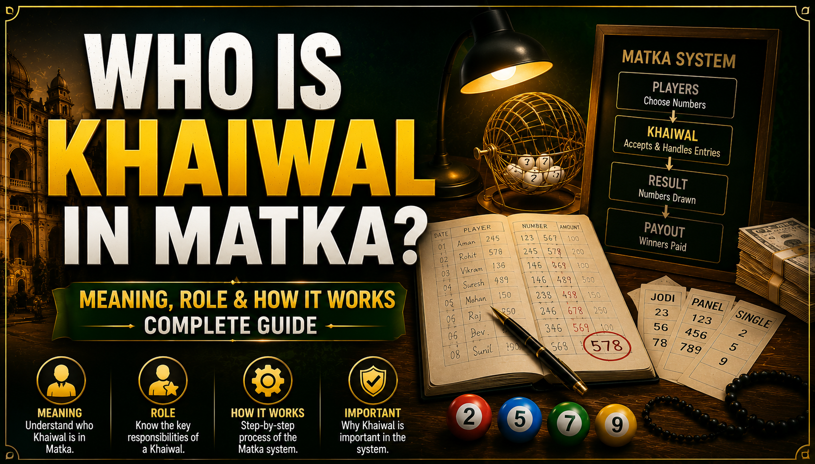 Who is Khaiwal in Matka? Meaning, Role & How It Works (Complete Guide) 